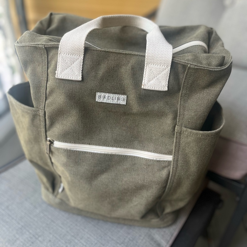 Birdling Backpacker in a moss green color